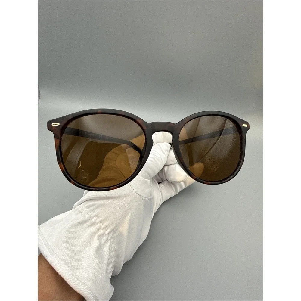 Timberland Unisex Sunglasses TB7185 Round Tortoise Frames - Lens Polarized Brown
